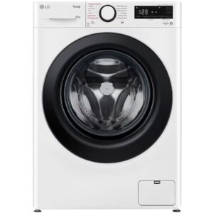 Lavadora carga frontal - LG F2WR5S8S6W, 8 kg, 12 programas, White