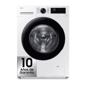 Lavadora carga frontal - Samsung WW90CGC04DAEEC, 9 kg, 1400 rpm, Función WiFi con SmartThings, Blanco